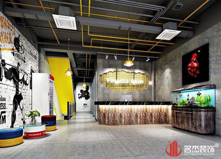 健身房前臺設(shè)計